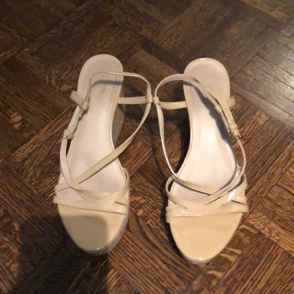 Kate Spade cork wedges